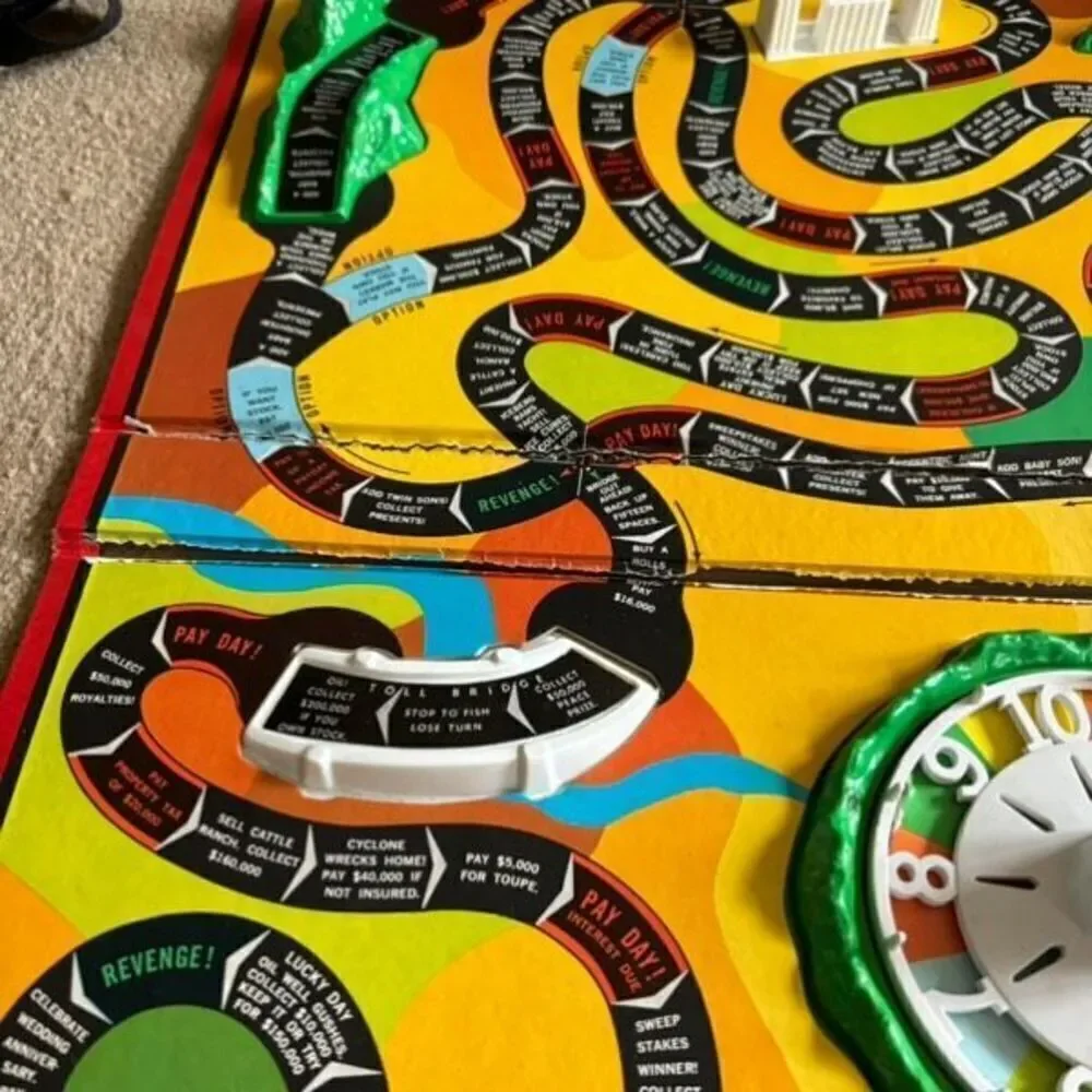 The Game Of Life Milton Bradley 1960